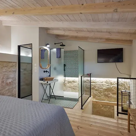 The Olive Grove With Swimming Pool And Breakfast 度假居 阿卡尼斯